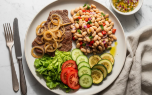 Salada de Bife Energizante.
