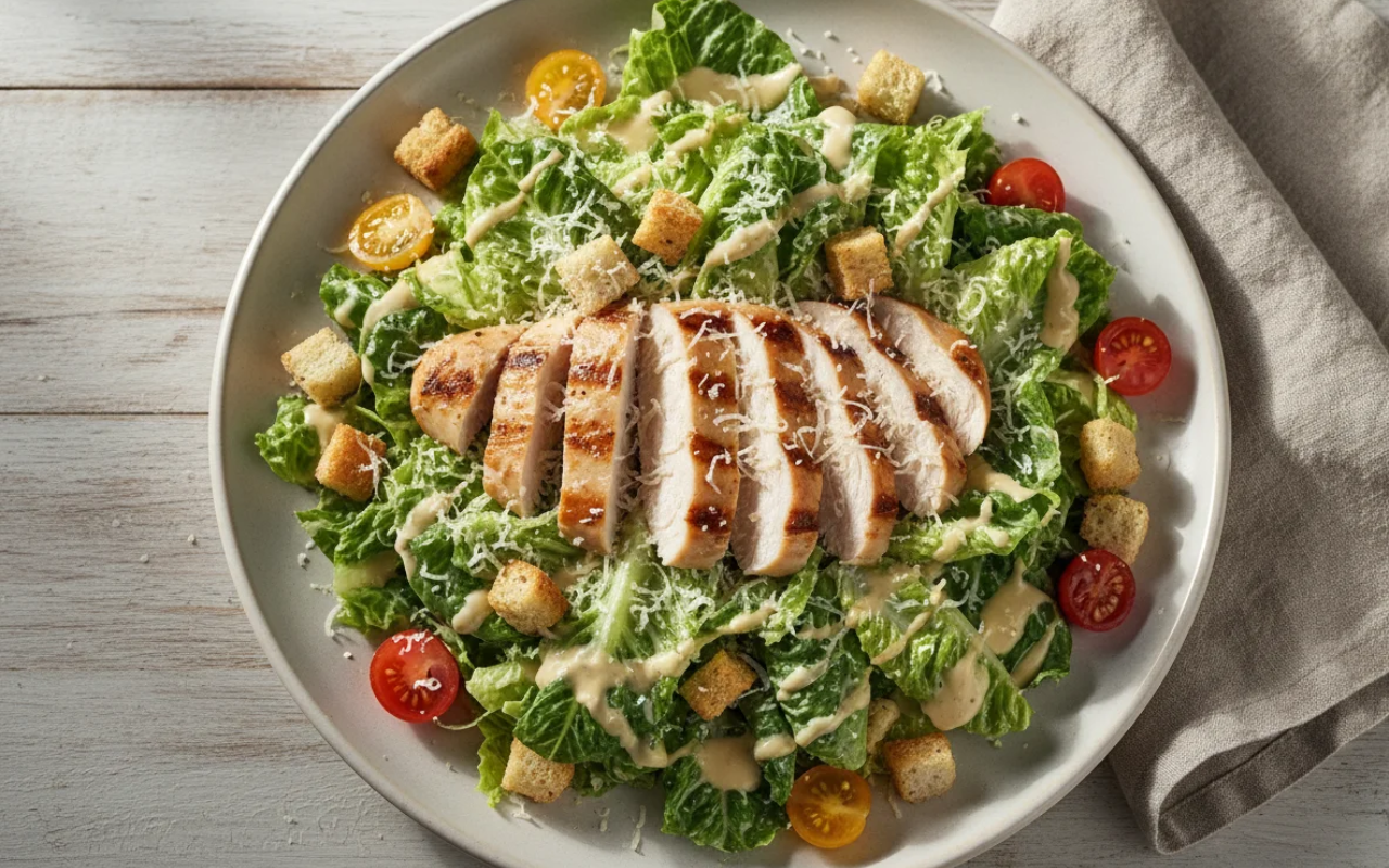 Salada Caesar com Frango