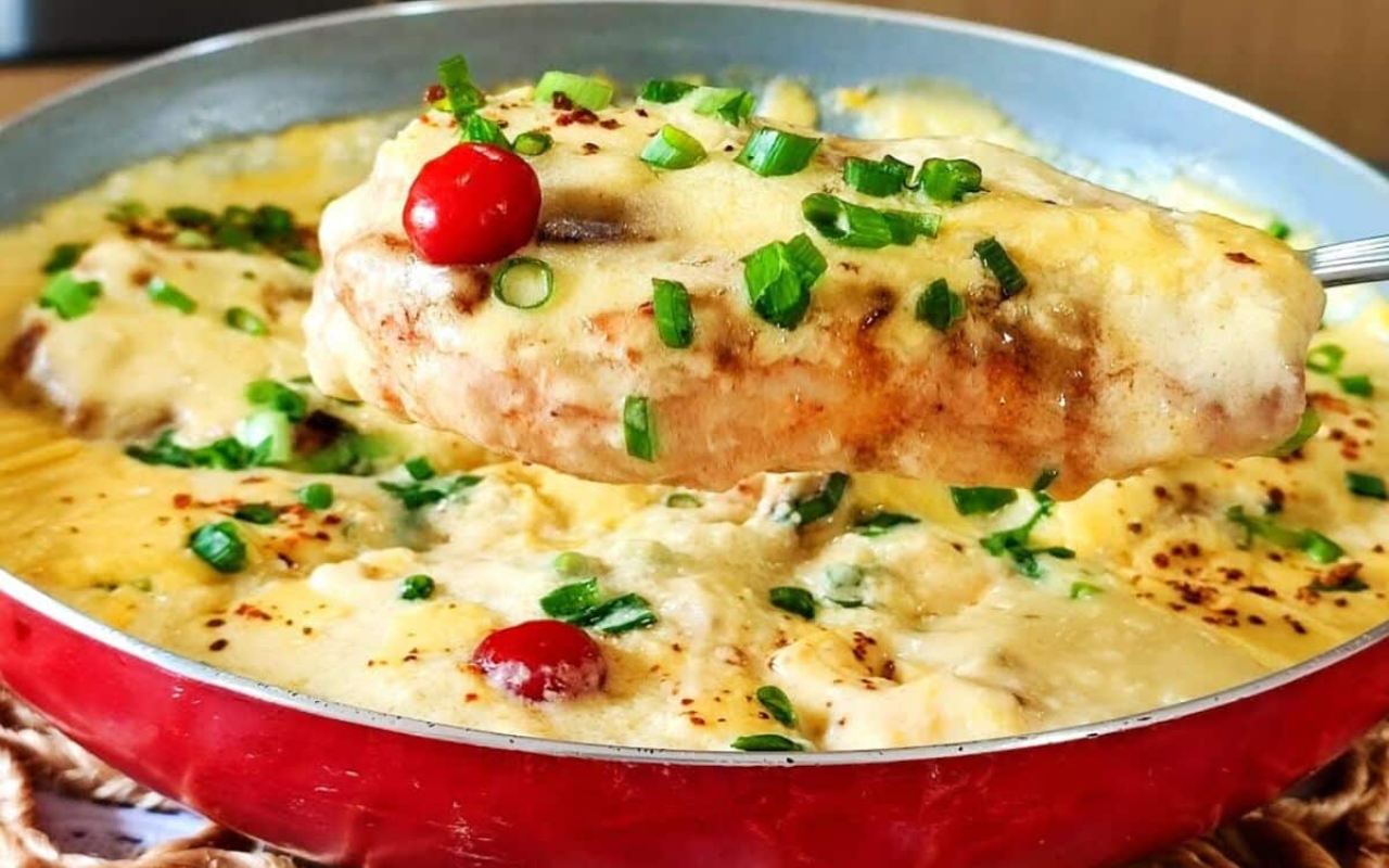 Frango Cremoso com Batata na Panela